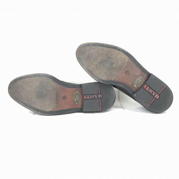 Germany Lloyd Heavy Leather Wingtip 26 Black American Brogue Dress Shoes Business(USED)