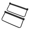 Pair of Foldable RV Shoe Rack Space Saving Aluminium Alloy Wall Mounted Shoe Organizer Hanging Shoe Storage Shelf for