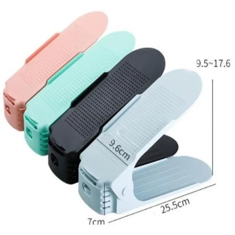Double Layer Shoe rack Adjustable Shoe Rack Stand Organizer Footwear Support Space Saving Cabinet Storage Shoe Stand