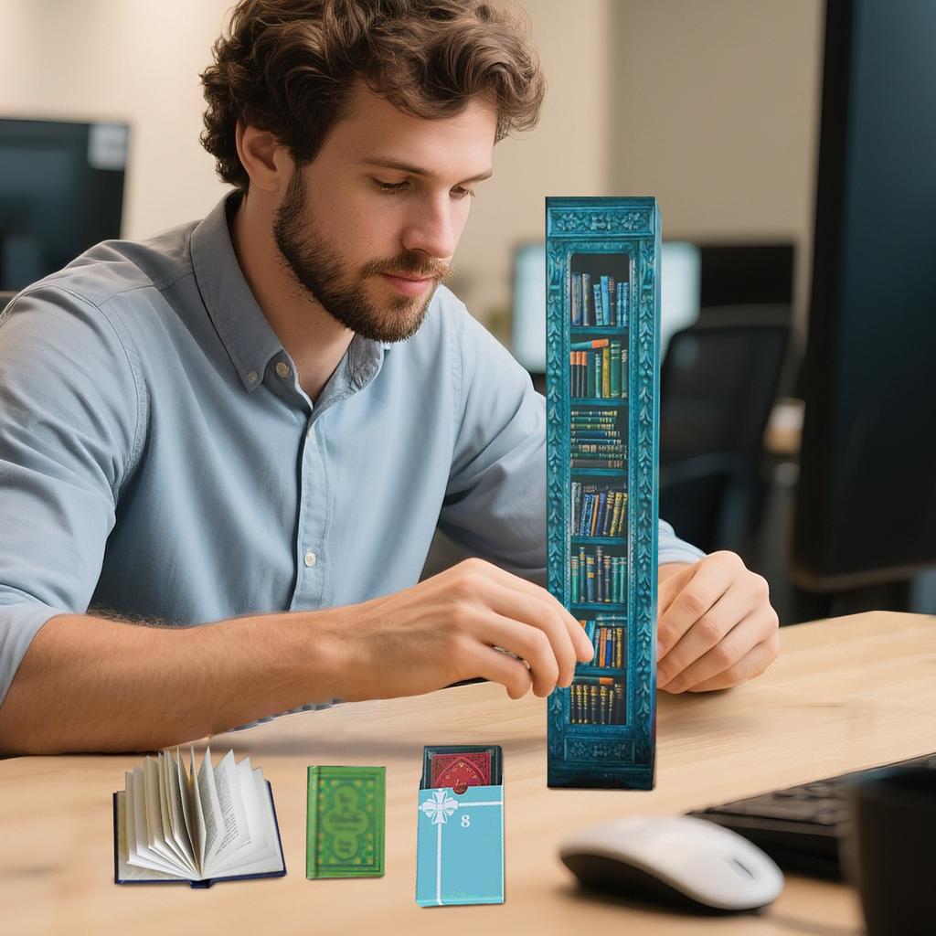 Book Decoration Advent Calendar, Party Supplies, Advent Countdown Calendar