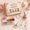 Kit per Artigianato con Perline 3D, Set per Creare Arte con Perline Fatto a Mano DIY, Mucche Carine, Uccelli, Funghi Kit di Perline per Principianti, Appassionati di Artigianato,