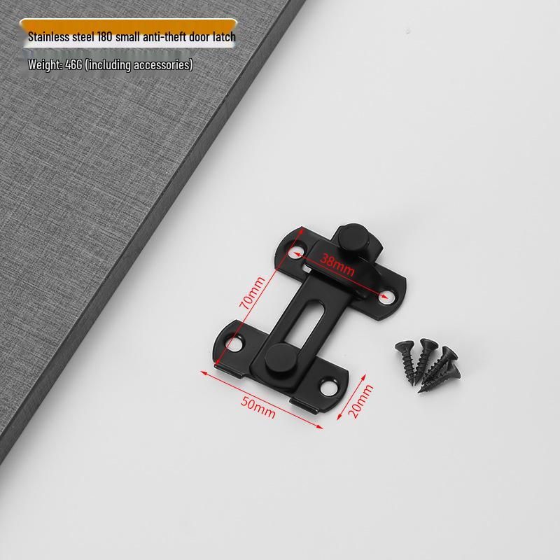 90° Stainless Steel Anti-Theft Door Latch for Barn & Pet Cage