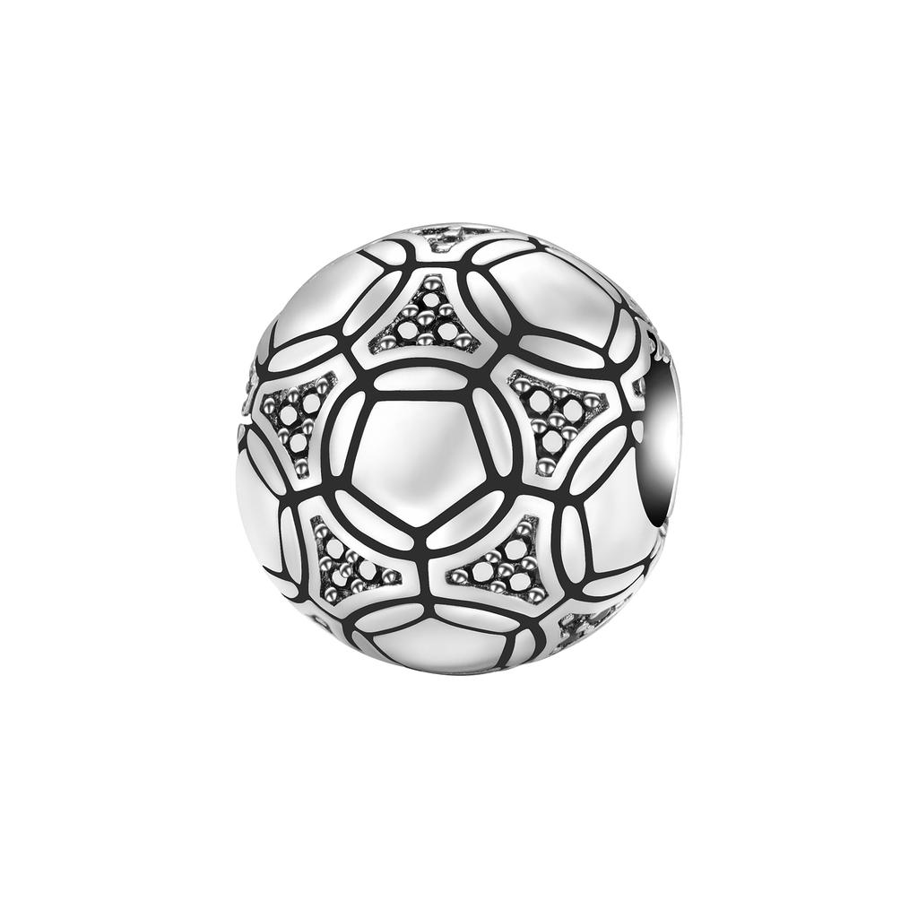 Neue Original Kupferkugel Charms Fußball Basketball Golf Ohrringe Perlen Anhänger Passend für Armband Halskette Schmuck Geschenk