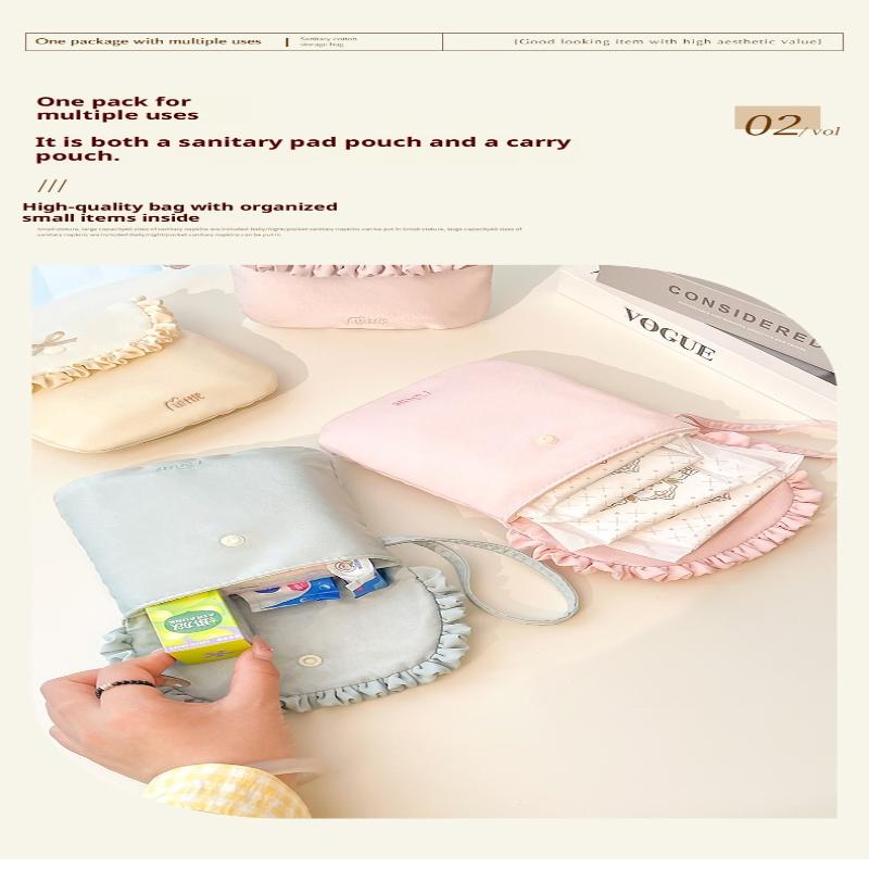Sanitary Napkins Menstruation Towel Storage Bag Portable Mini Student Monthly Bag Storage Bag