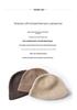 Women's 100% Pure Cashmere Knit Bucket Hat - Autumn/Winter Thickened Design for a Slimmer Face Look