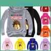 Rote Nase Roblox Kinder Cartoon Print Hoodie Pullover Lange Oberteile Ärmel