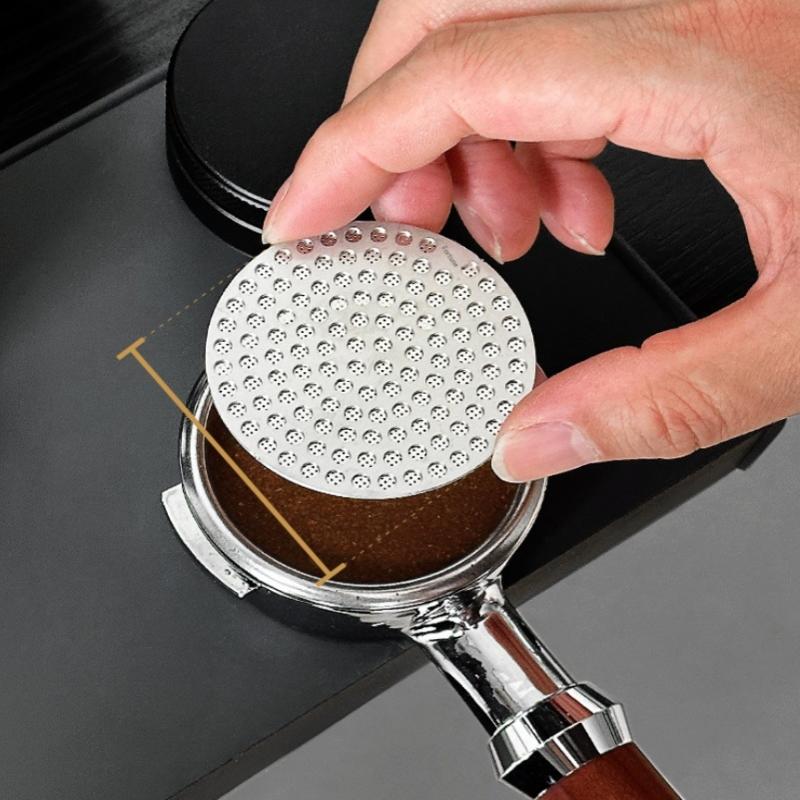 51/53/58Mm Reusable Coffee Puck Screen 316 Stainless Steel Double Layer Coffee Filter Fine Mesh Professional Espresso Accessory