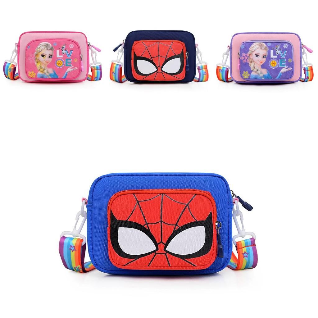 New Stylish Children's Shoulder Bag Cute Cartoon Crossbody Bag For Kids In Purple And Pink