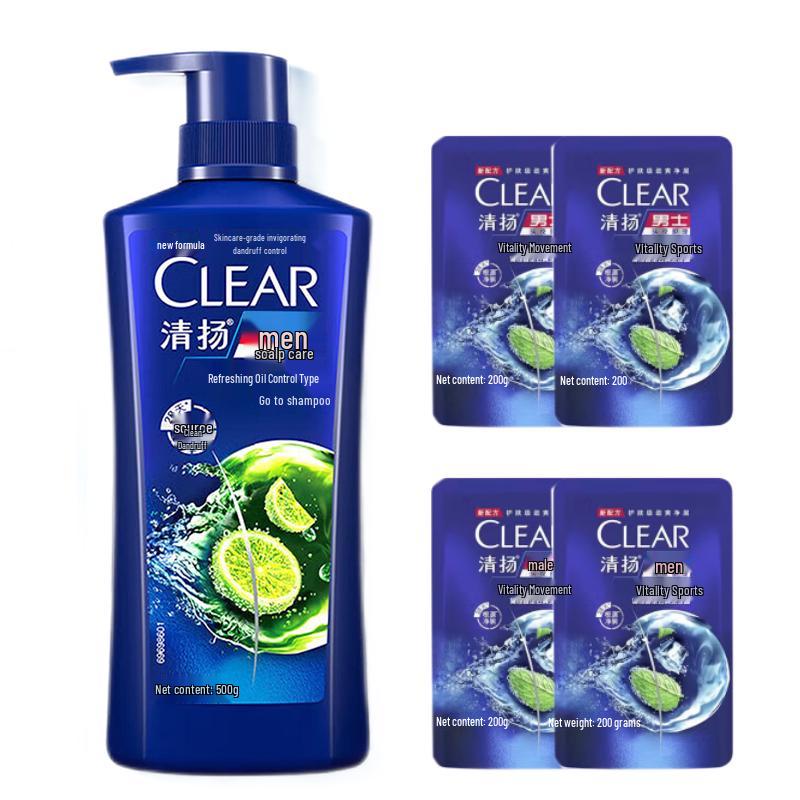 Clear Men Cool Oil Control Anti-Dandruff Shampoo