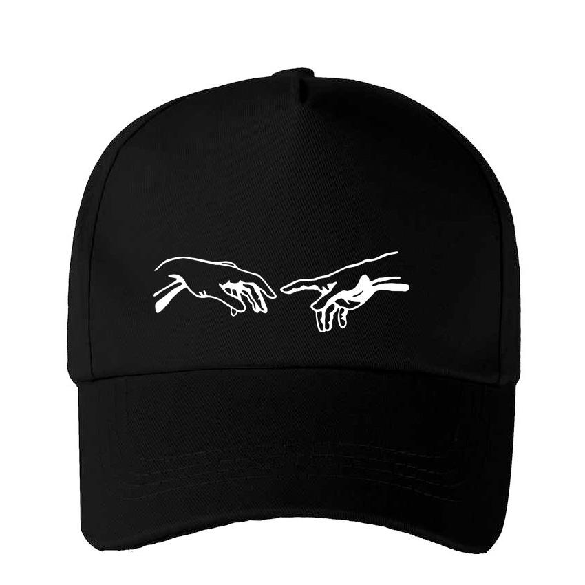Funny Streetwear Hand Print Outdoor Sport Baseball Cap Ldea Cool Spring And Summer Adjustable Men Women Caps Fashion Hip Hop Hat