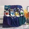 1 Stück Flanelldecke mit Cartoon-Druck, Hohe Qualität, Bequem für alle Jahreszeiten, Heimdekoration, Wärme und Komfort, Perfekt als Weihnachts- oder Geburtstagsgeschenk