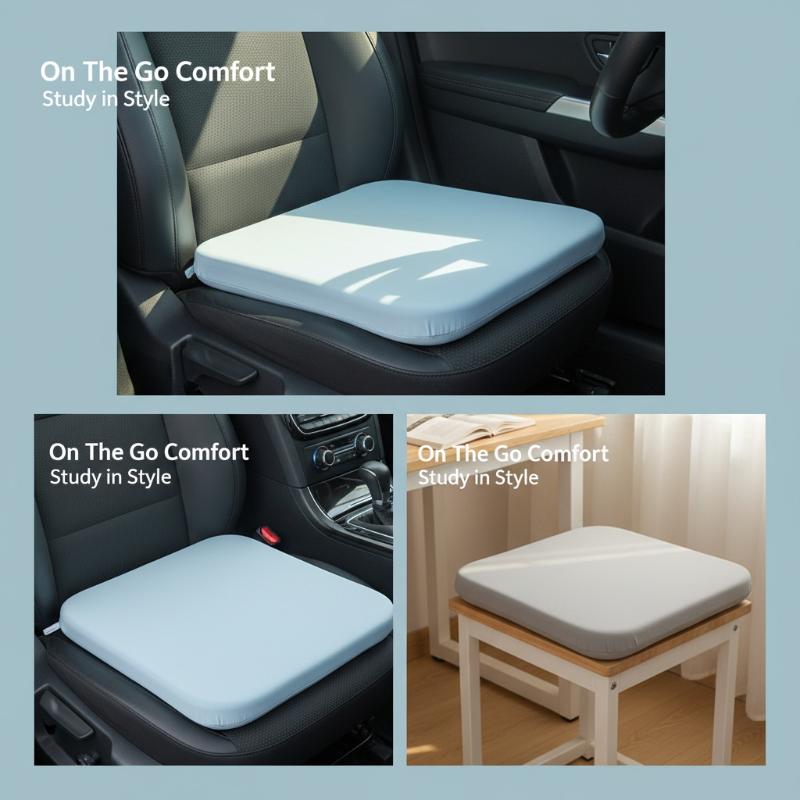 1Pcs Cool And Breathable Office Sedentary Chair Cushion Memory Foam Car Seat Cushions Suitable For Car And Office Seat Cushions