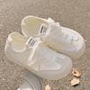 Ballet puff little white shoes women's summer thin breathable new niche skirt versatile board shoes