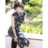 Daily new Chinese cheongsam 1011 new summer sleeveless temperament young retro improved national style dress