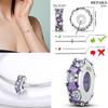 925 Silver Star Moon Bracelet Ocean Safety Chain with Colored Zircon Beads DIY Fine Jewelry for Women
