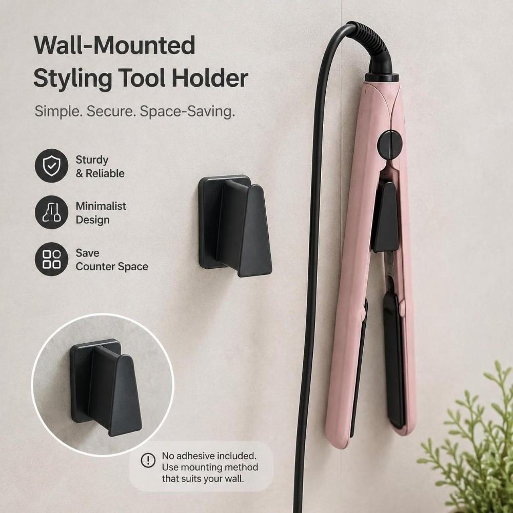 Practical Hair Styling Tool Organizer 3D Printed Bathroom Perm Rod Rack Bathroom