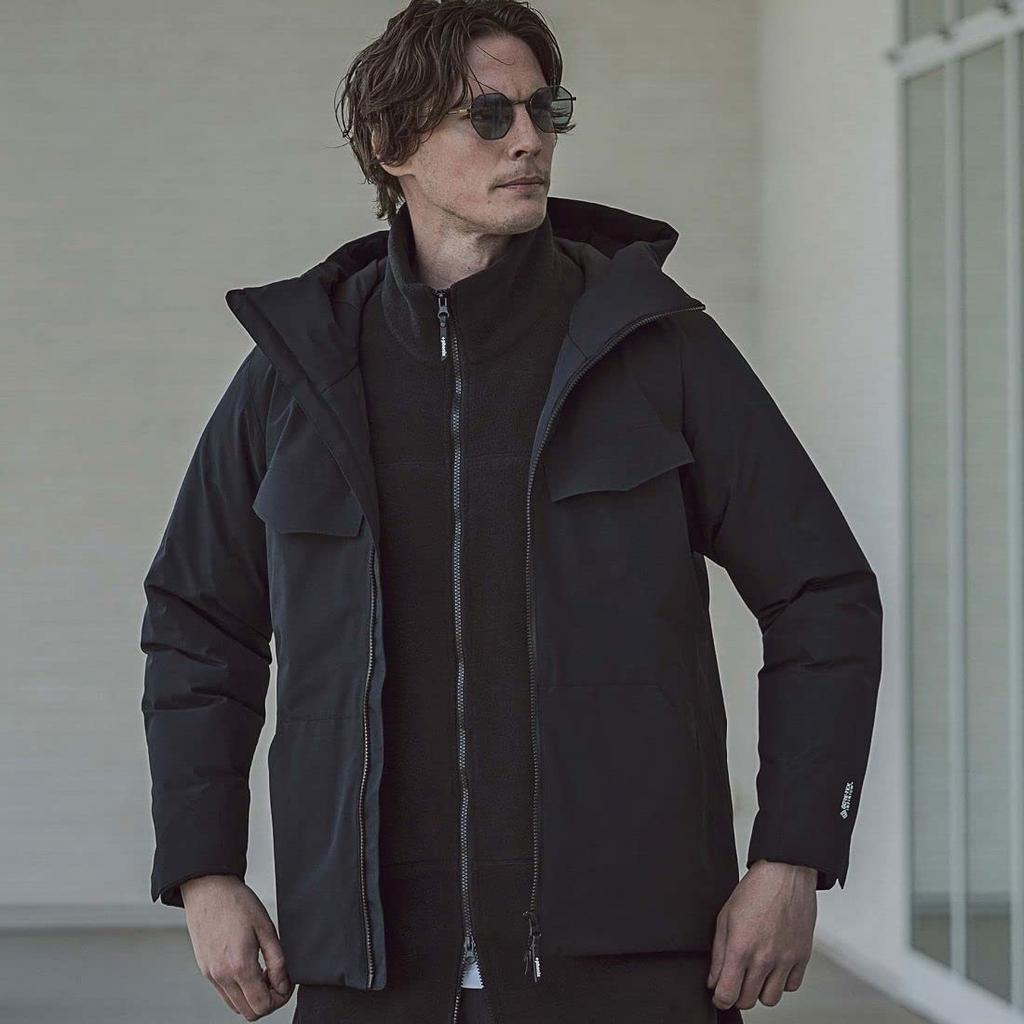 TEX INFINIUM Down Medium +phenix Men's Jacket, Khaki,