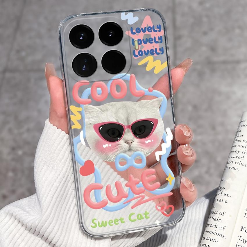 For Xiaomi 17T 17 Pro 17Max 17 Ultra Phone Case For Redmi 17C Redmi17 Lovely Bow Cartoon Lightweight Transparent TPU Bumper Scratch Resistance Housing