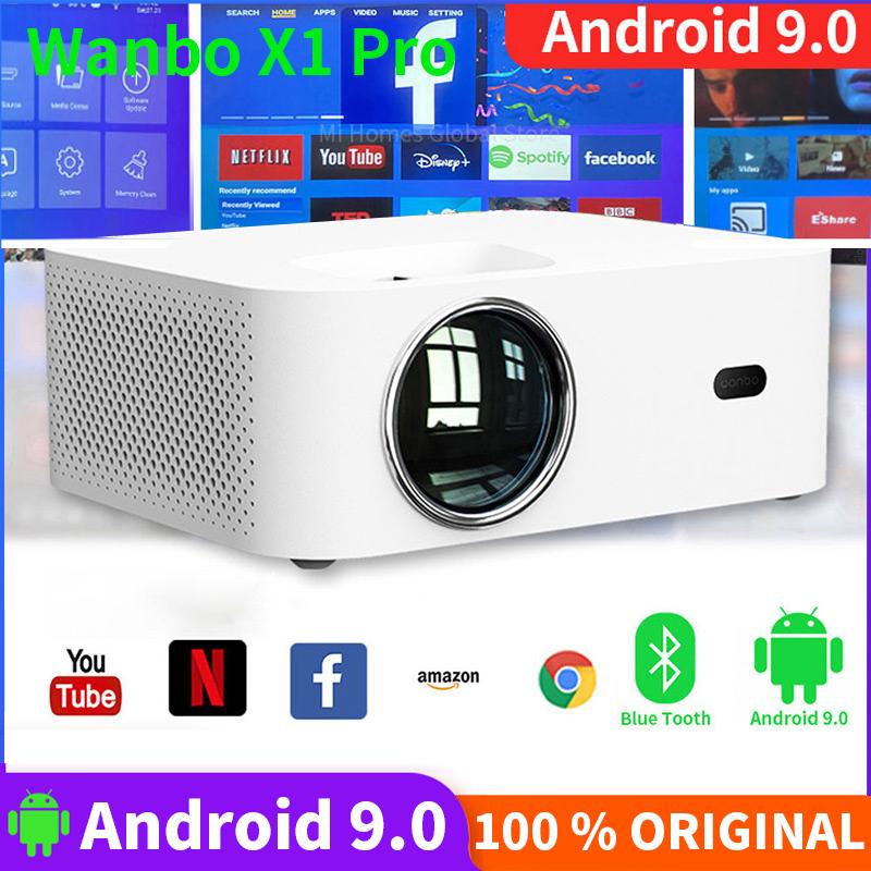 Buy X1 Pro Projector Android 9 .0 Android Wifi Phone Mini Projector