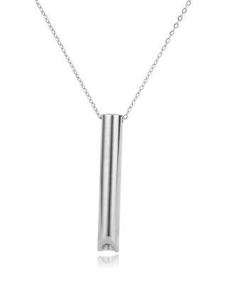 Inocean Breathing Necklace, Anxiety Stress Necklace, Stylish Steel Color Design, Portable Meditation Necklace For Men And Women, Formal Wear