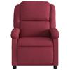 Relaxation Armchair Wine Red Fabric