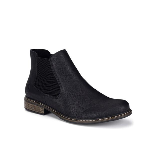 Rieker Z4994-00 Black Ankle Boots