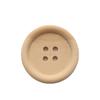 Natural Solid Wood Four-Hole Buttons for Children's Clothing - 15MM Handmade Accessories