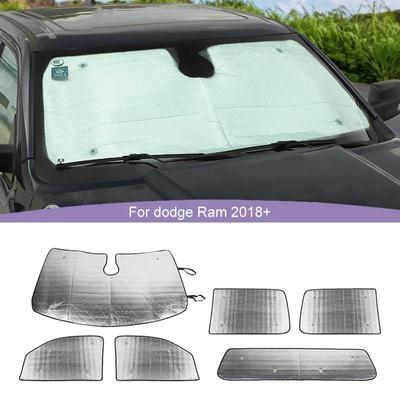 Auto Windschutzscheibe Sonnenschutz Fenster Schatten faltbare Sonnenblende Autoabdeckung passend für Dodge RAM 2018 Up Intrerior Zubehör