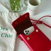Umhängetaschen für Damen mit Klappe, Mini-Schultertaschen aus PU-Leder und Handtaschen für Mädchen, Damentelefon, einfache, solide Designertasche