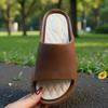 Las zapatillas de tacón alto más nuevas de moda de verano para mujer con suela gruesa de 9 cm de altura, zapatillas para interior y exterior, tipo nube, chanclas de EVA