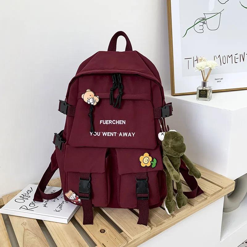 

НОВЫЕ школьные сумки многофункциональные женские рюкзаки для девочек-подростков рюкзак для ноутбука студенческая сумка через плечо школьная сумка в корейском стиле
