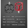 ROCKBROS MTB Road Bicycle Pedals  Aluminum Alloy Bike PedalsAnti-slip Ultralight Sealed Bearing One-piece Mountain Bike Pedal