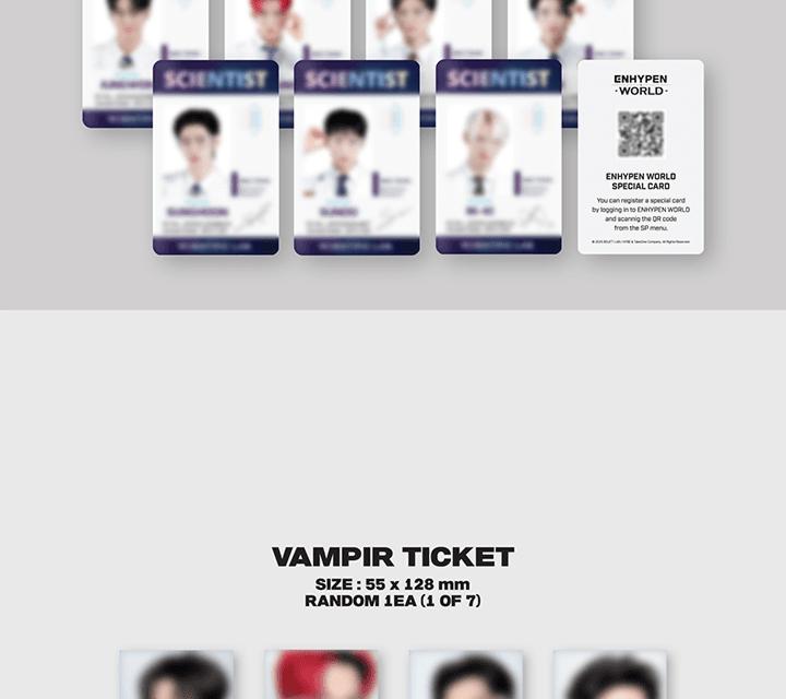 ENHYPEN WELT-GUTSCHEINKARTEN-SAMMLUNG [WISSENSCHAFTLER BASIS-Version]