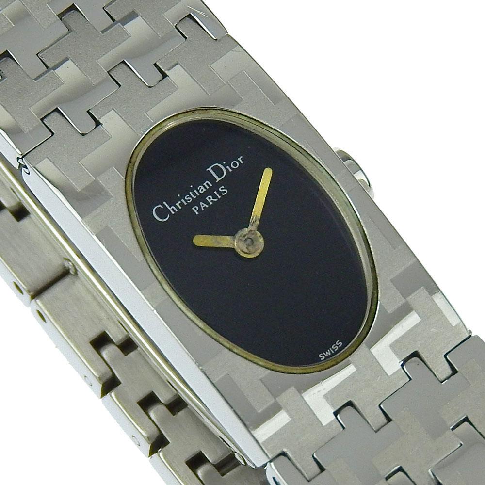 Dior Miss Dior Watches D70-100 blackDial Stainless Steel Quartz Analog Display Women Used