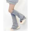Used [Special Sale] Black White Gray Popular Leg Warmers Student Long Loose Socks Socks Women's Leg Cover Cold Protection [Next Grants] Cold