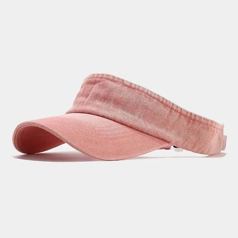 Freedom Outdoors LDSLYJR Lente en Zomer Katoen Effen Vizieren Baseballpet Verstelbare Zonbeschermingspet Voor Mannen en Vrouwen 06 56-61cm wear roze