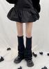 RioSole Loose Socks Leg Harajuku Cold Protection Leg Cover Warmers, Gyaru, Style, Women's (Long, Gray)