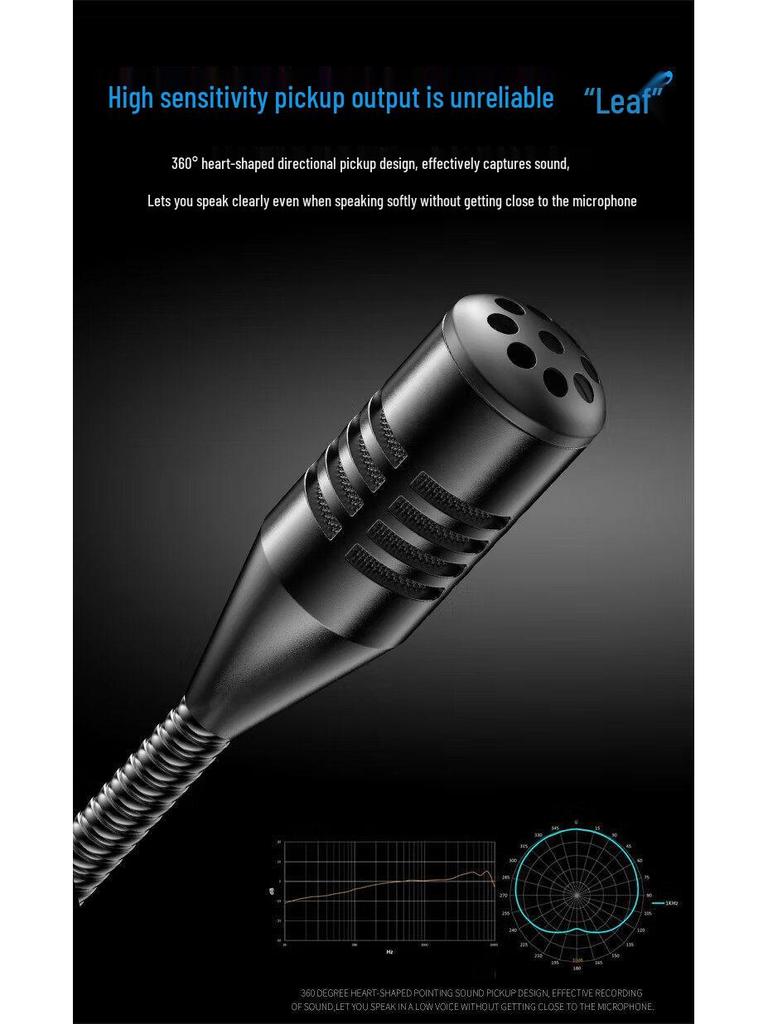 Xiangke OK-30 Gooseneck Wired Desktop Conference Microphone