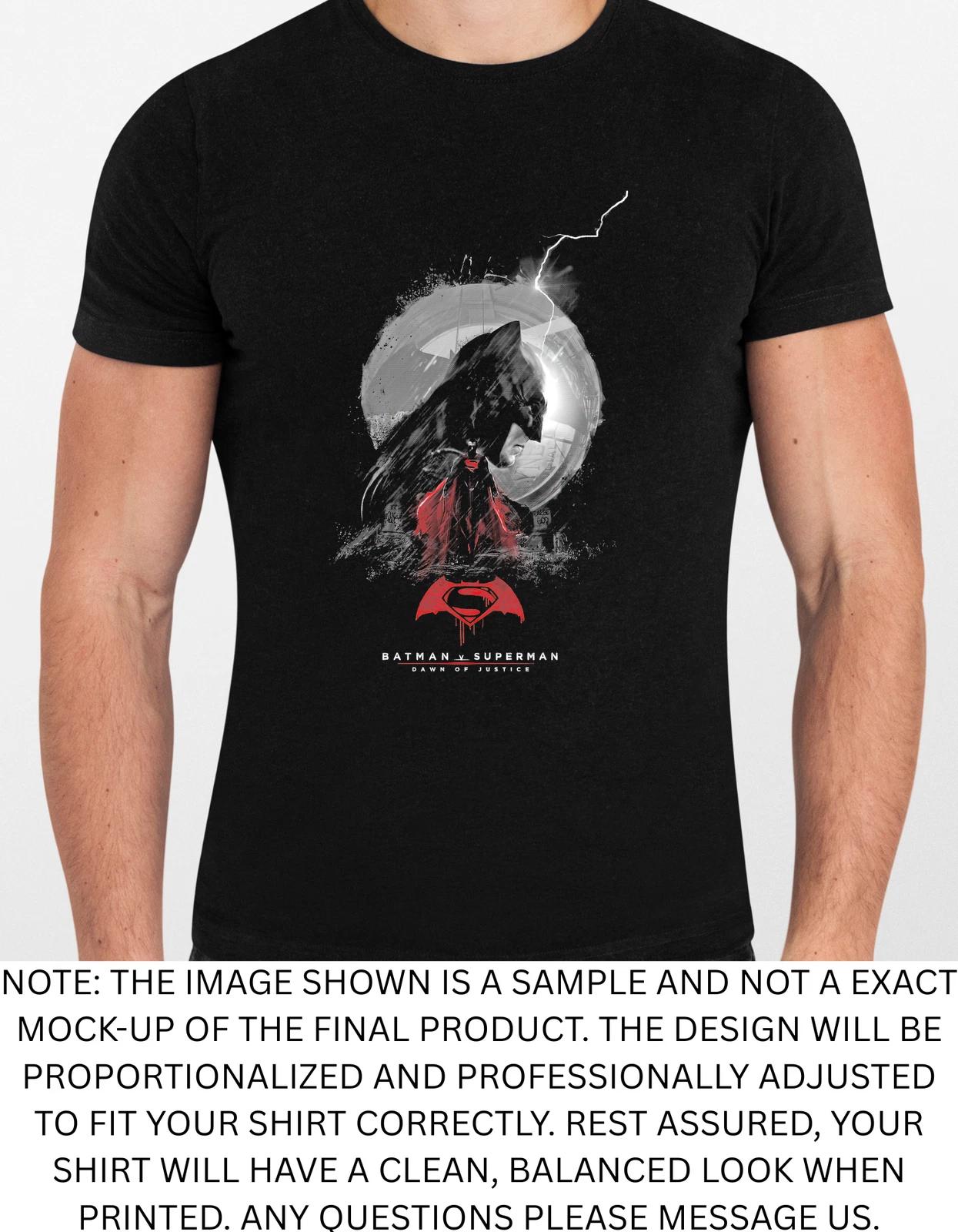 Men s and Women s T-shirts Batman Vs Superman Graphic XXXL