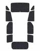 Toyota Alphard 30 Series Sunshade Set Full Window Lattice Suction Cup Also Compatible with Vellfire 30 Features Include Sun Privacy Theft UV Light