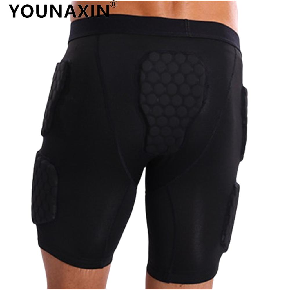 Unisex Svarta Basketshorts Fotboll Cykling Sportunderdel Anti-kollision Andningsbara Elastiska Shorts M L XL 2XL 3XL