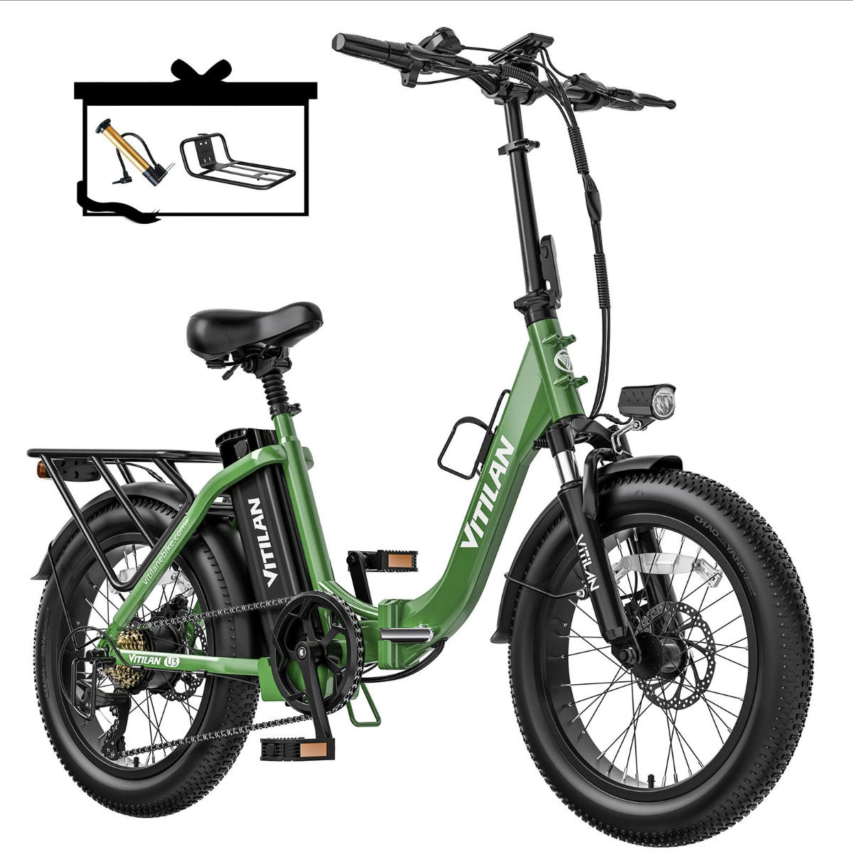 VITILAN U3 Saliekams elektriskais velosipēds —