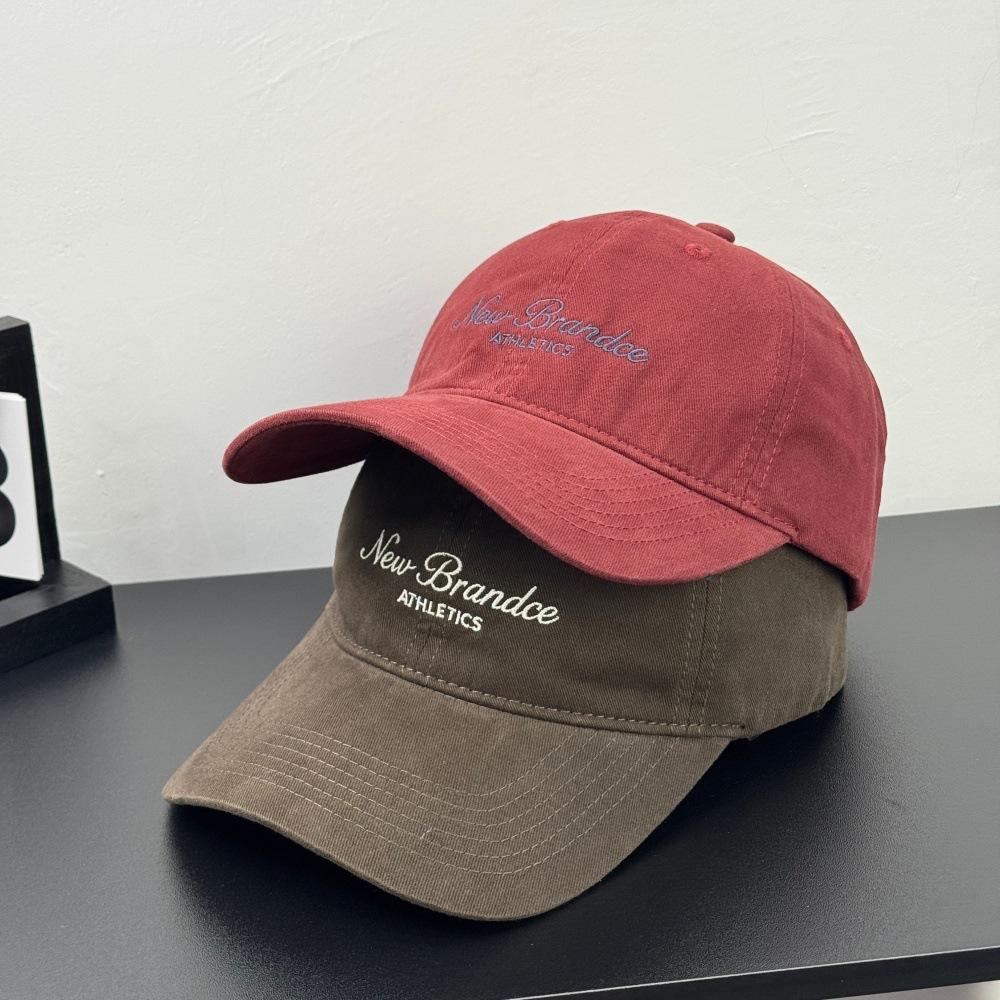 Fashion Hat new soft top versatile face cap couple hat men's American fancy letter embroidery baseball cap women