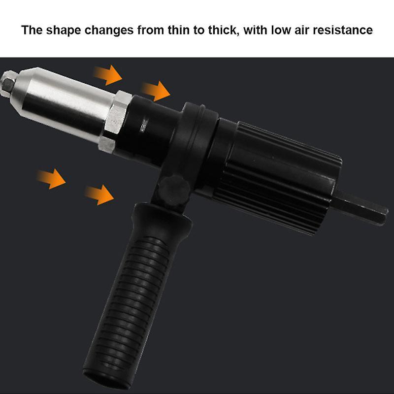 Elektrischer Nietmaschinen-Adapter Nietmuttern-Bohrer-Adapterkopf-Kit für elektrisches Nietbohrwerkzeug Neu