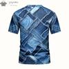 Men's T Shirt 3D Digital Patchwork Graphic Print Men Designer Men's T-Shirts Men's Summer Clothes Short Sleeve Tee Street Tops
