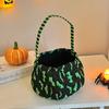 Gifts Pouch Halloween Candy Bag Cloth Stuffed Cotton Tote Bags Kawaii Pumpkin Candy Bucket  Party