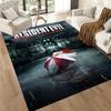 Umbrella Corporation Symbol Square rugs are a great choice for living rooms, bedrooms, home décor, and as gifts.
