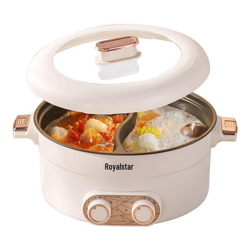 Royalstar 5.5L Electric Dual-Flavor Hot Pot CN plug (adapter included)