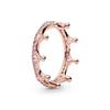 New 925 Sterling Silver Women's Classic Red Heart Crown Fashion Ring Valentine's Day Light Luxury Jewelry Romantic Gift