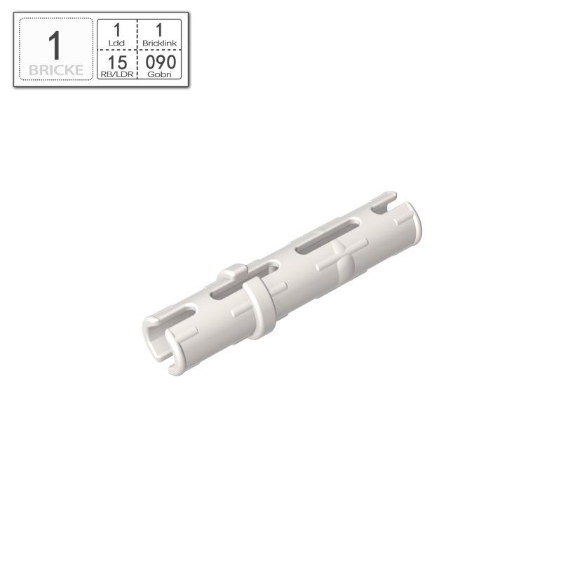 BRICKE Brick Pin with Friction Long 23.7 Compatible with LEGO 6558 Educational Building Blocks Puzzle Tool